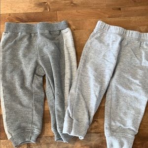 2 pairs of sweatpants for toddlers